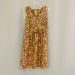 Isaac Mizrahi Live! Sleeveless Silk Floral Dress